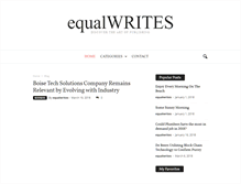 Tablet Screenshot of equalwrites.org